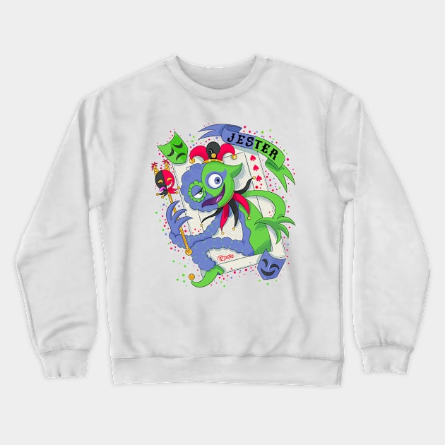 JESTER GARTEN OF BAN BAN Crewneck Sweatshirt by Draw For Fun 